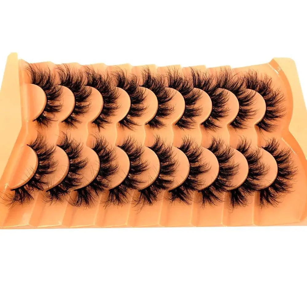 3D Mink False Eyelashes Variety Pack Fluffy Styles for Eyes