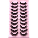 3D Mink False Eyelashes Variety Pack Fluffy Styles for Stunning Eyes