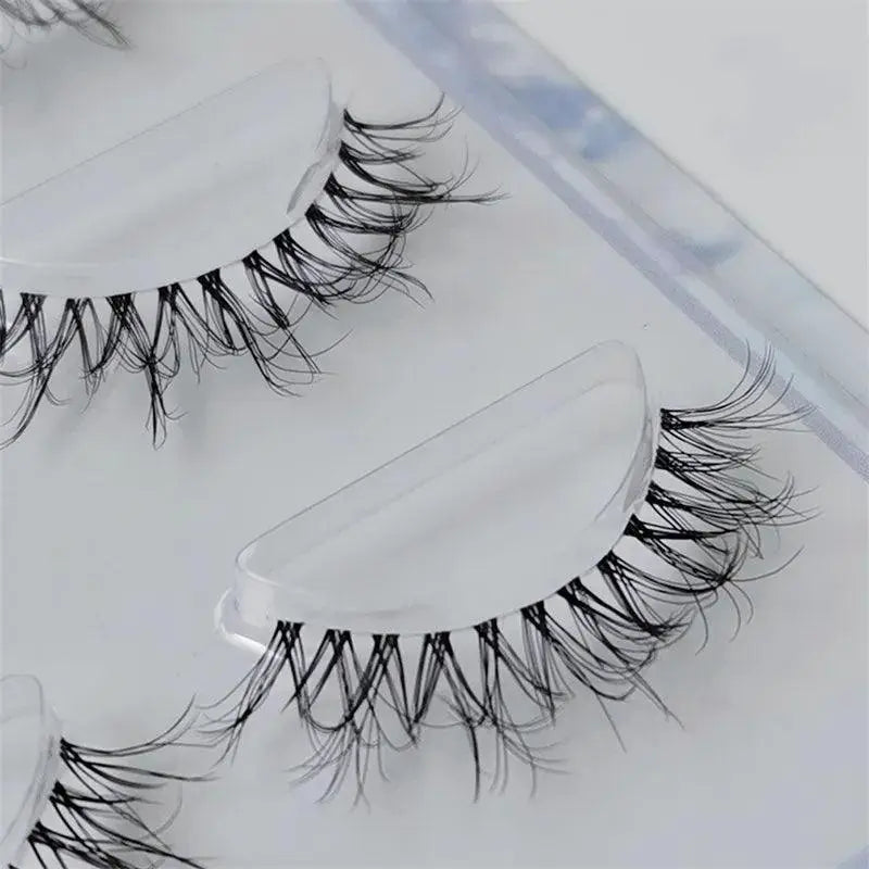 3D Mink Lashes Natural Black Reusable Eyelashes Set Pack