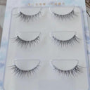 3D Mink Lashes - Natural Black Reusable Eyelashes Set Pack