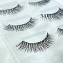 3D Mink Lashes - Natural Black Reusable Eyelashes Set Pack