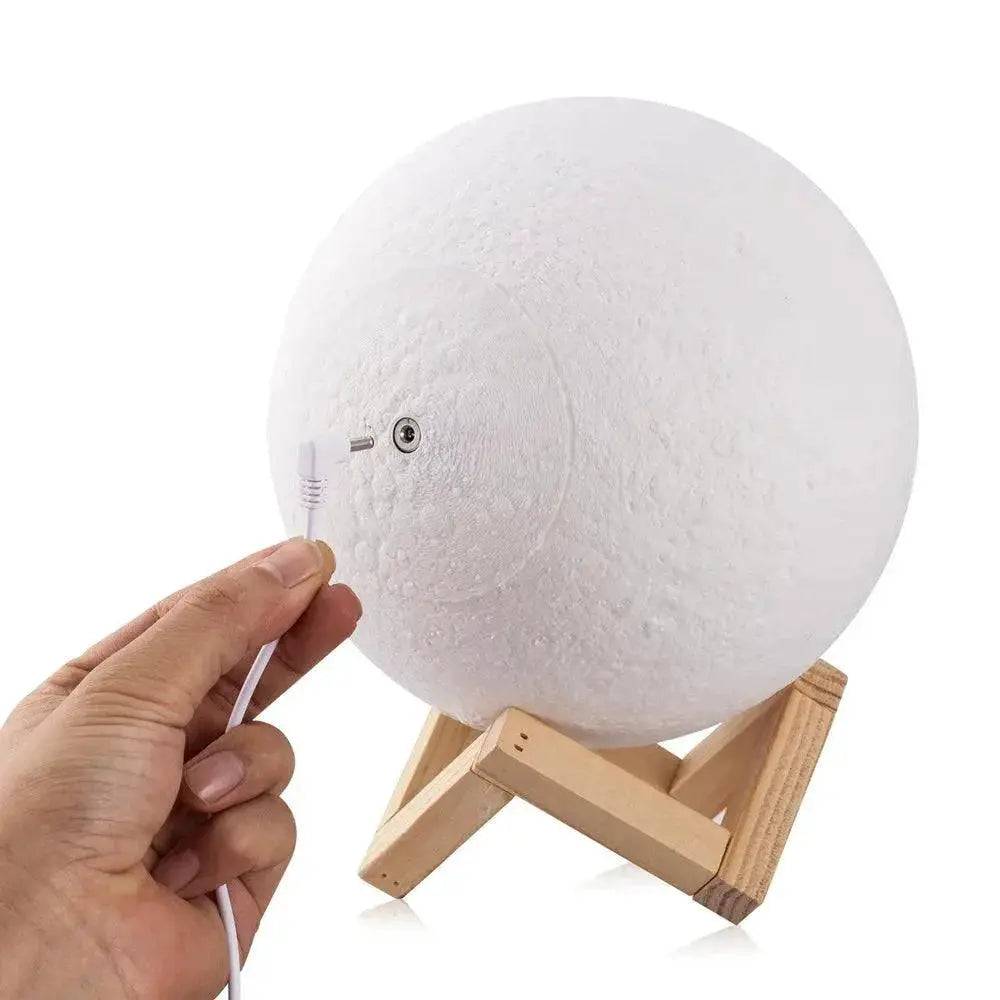 3D Moon Lamp Night Light Remote Control Touch LED Globe