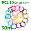 3D Pen Filament Kit Colorful 1.75mm PLA ABS PCL Set