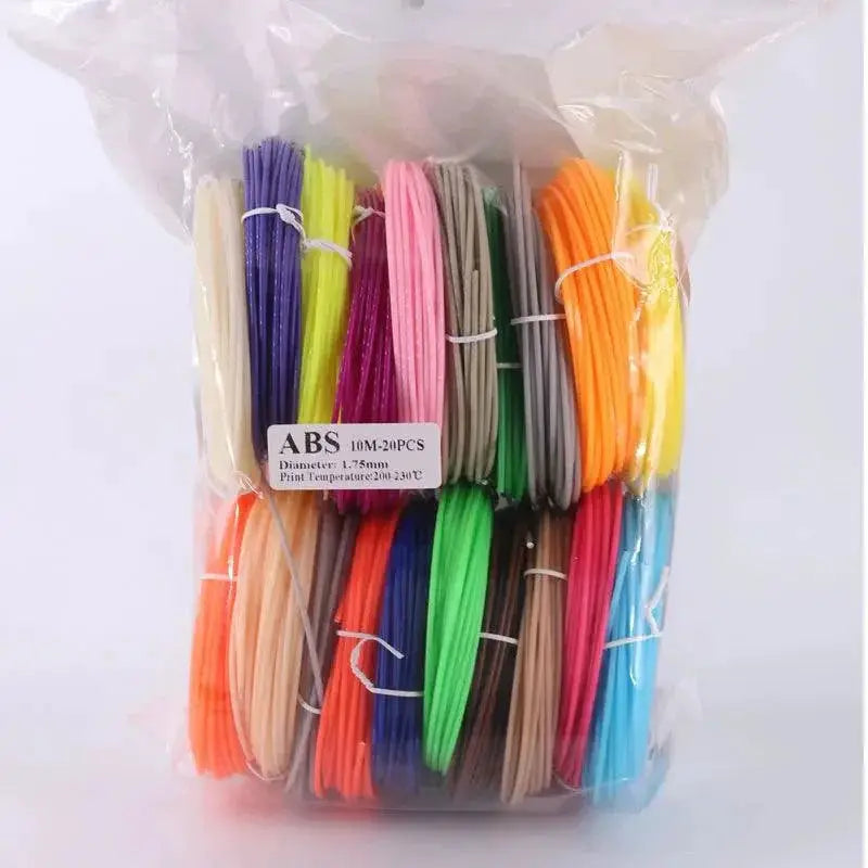3D Pen Filament Kit 1.75mm PLA ABS PCL Set 30 Colors