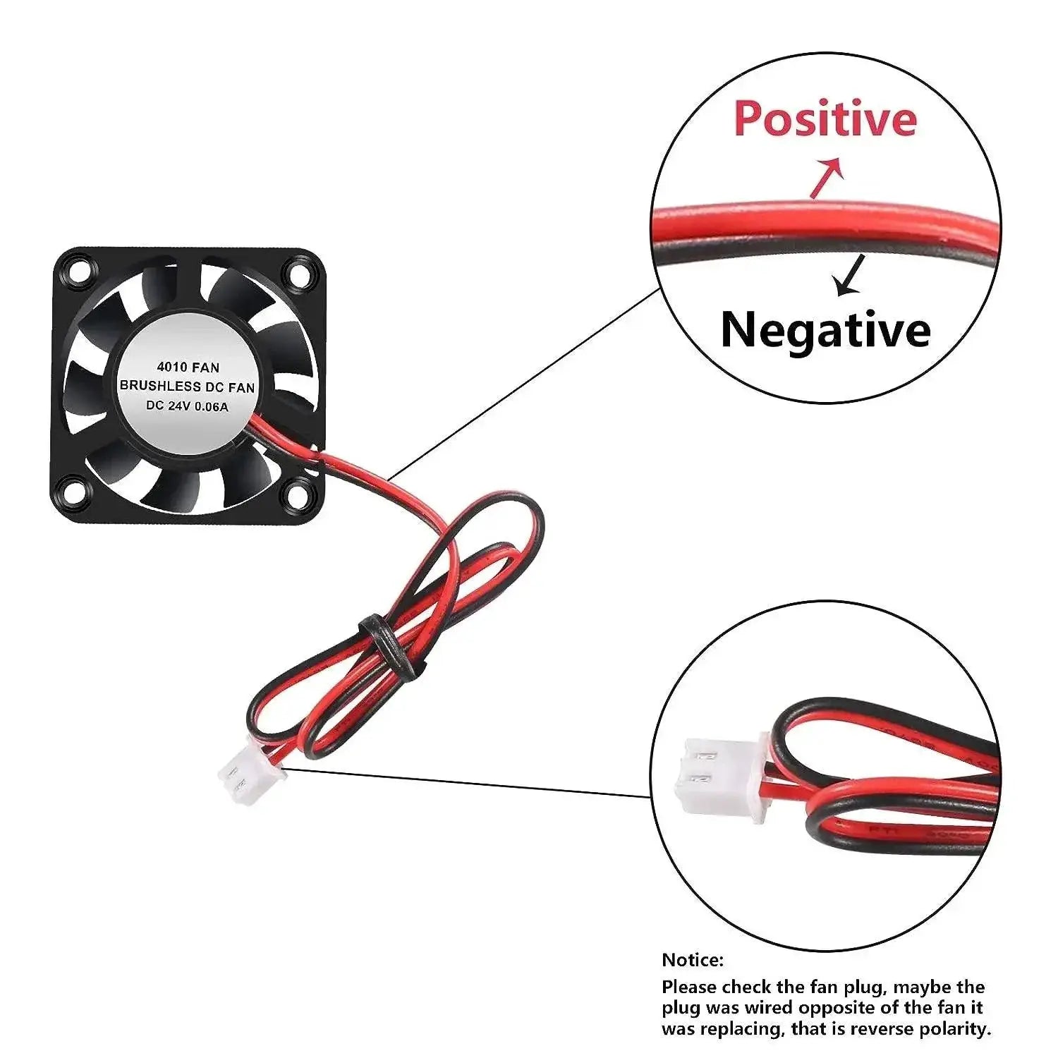 3D Printer Cooling Fans High Performance Blower Set 40mm