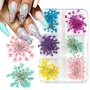 3D Real Floral Nail Art Stickers Set Elevate Your Manicure