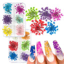 3D Real Floral Nail Art Stickers Set Elevate Your Manicure