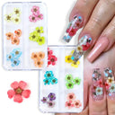 3D Real Floral Nail Art Stickers Set Elevate Your Manicure