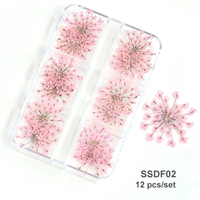 Floral Nail Stickers Elevate Manicure — SSDF08