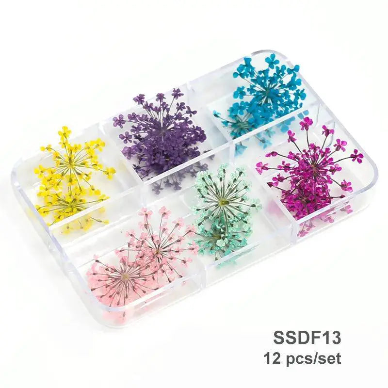 3D Real Floral Nail Art Stickers Set Elevate Your Manicure