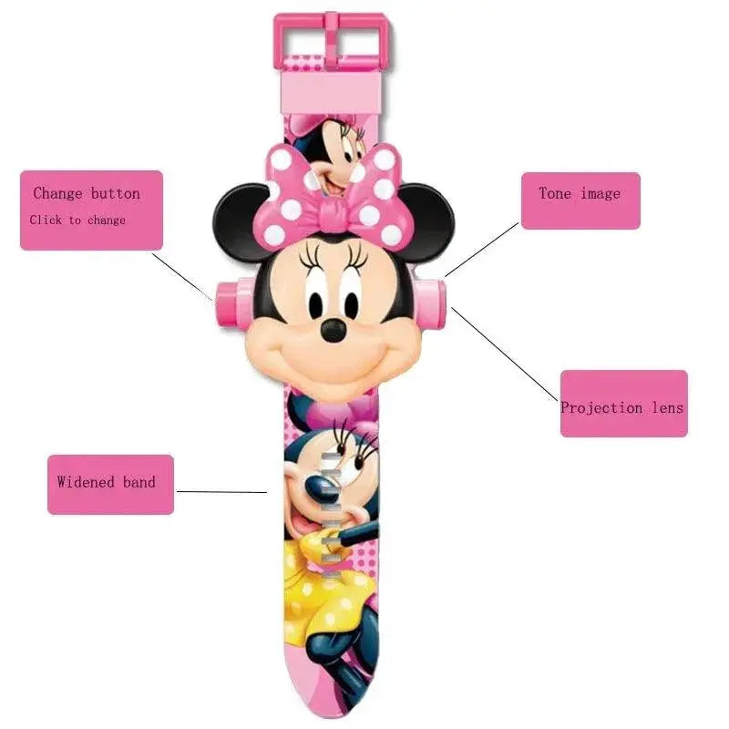 3D Superheroes Interactive Disney Cartoon Timepiece