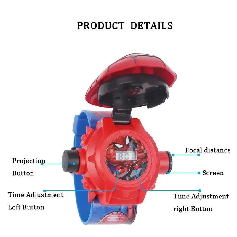3D Superheroes Interactive Disney Cartoon Timepiece