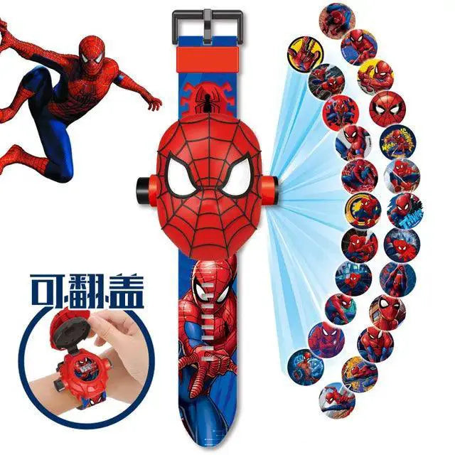 3D Superheroes Interactive Disney Cartoon Timepiece