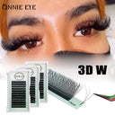 3D W Shape Mink Lash Extension Kit with Volume Fans Set