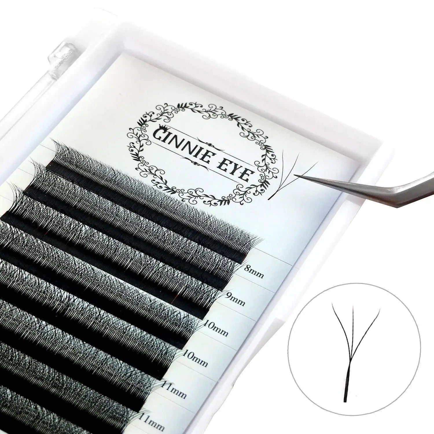 3D W Shape Mink Lash Extension Kit With Volume Fans Set