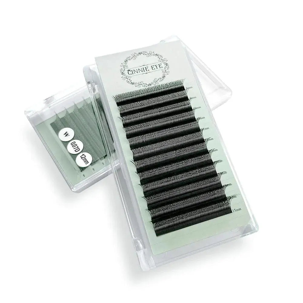 3D W Shape Mink Lash Extension Kit With Volume Fans Set