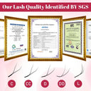 3D YY Shaped Eyelash Extensions Handcrafted Luxurious Eyes