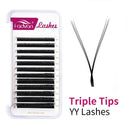 3D YY Shaped Eyelash Extensions Handcrafted Luxurious Eyes