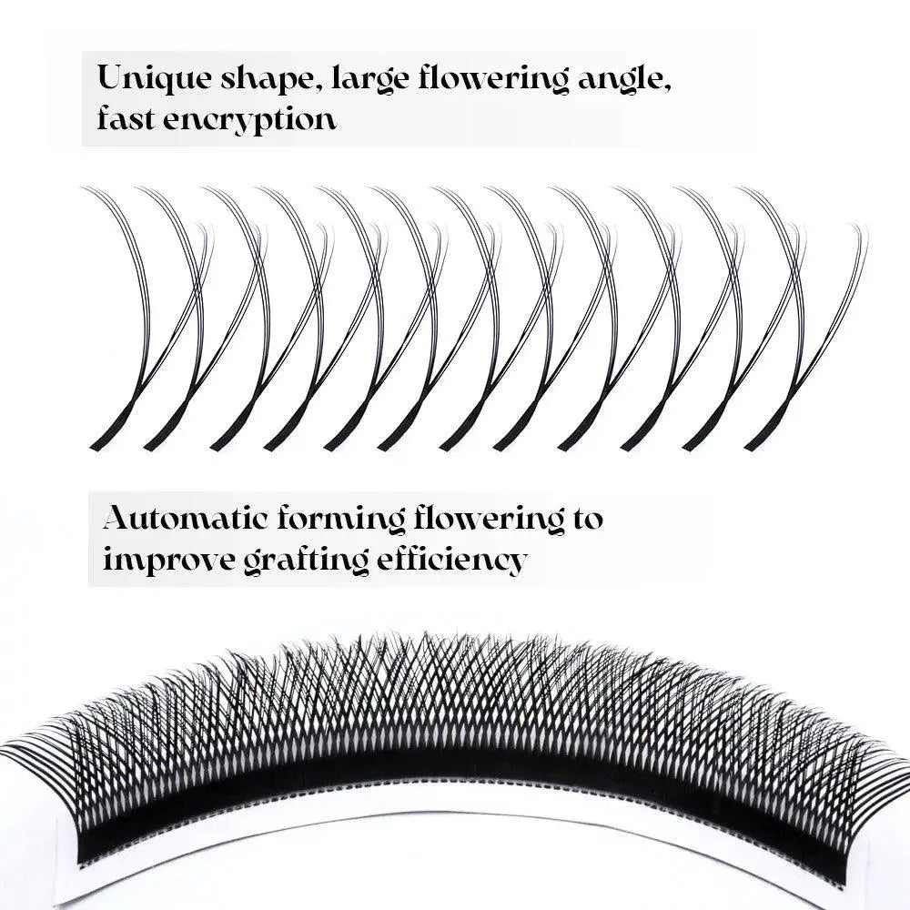 3D YY Shaped Eyelash Extensions Handcrafted Luxurious Eyes