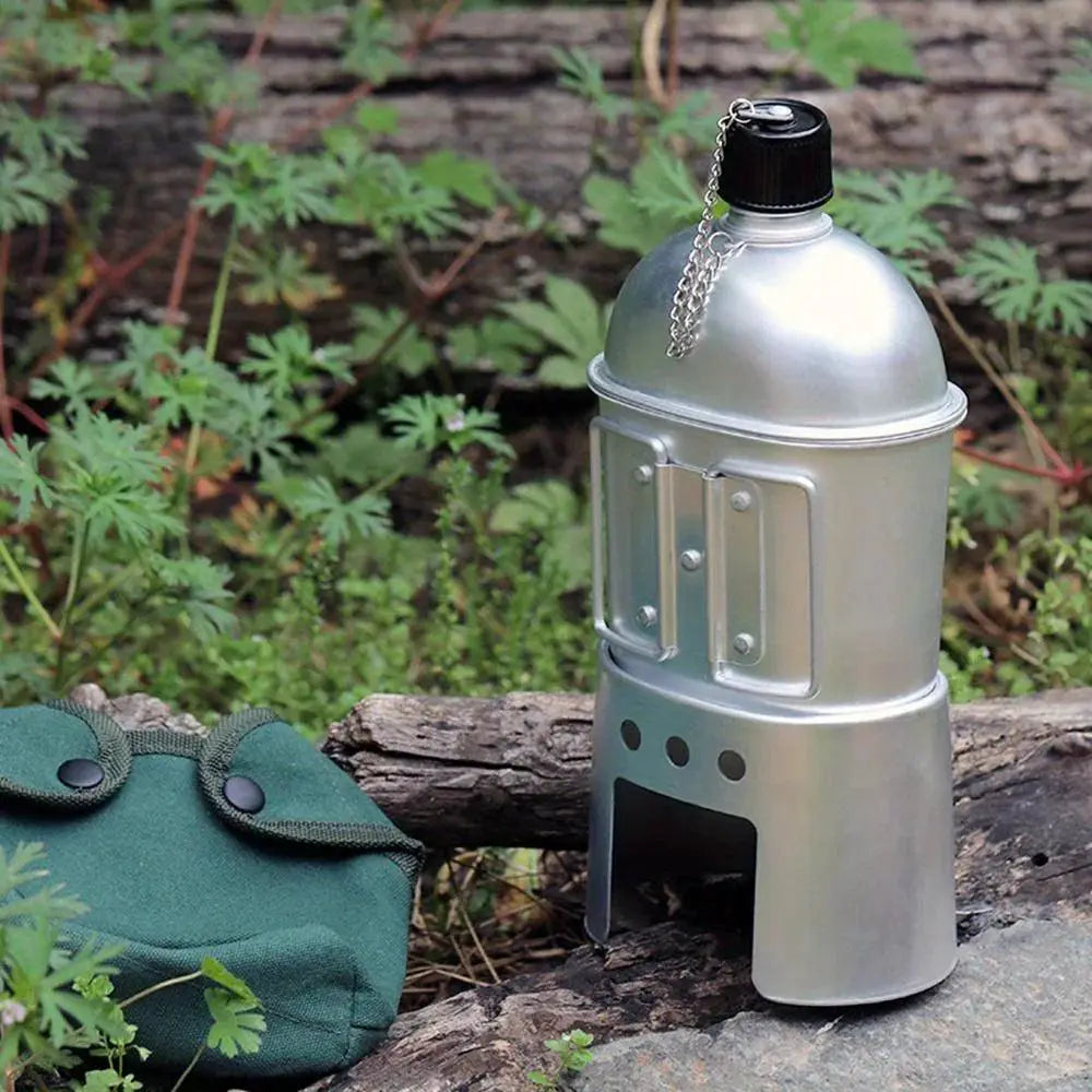 Military Canteen Cookware Set 4 Piece For Camping Survival