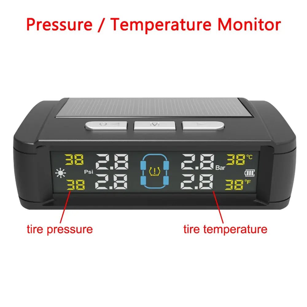 4-Sensor Tire Monitor for Safer Driving
