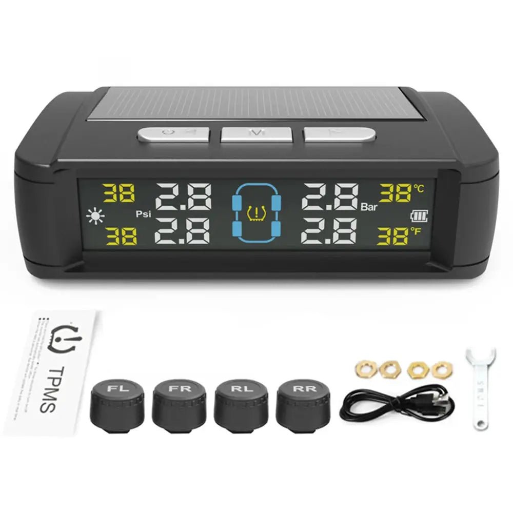 4-Sensor Tire Monitor for Safer Driving