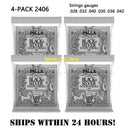 4 Sets ERNIE BALL 2221 Regular Slinky Guitar Strings