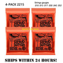 4 Sets ERNIE BALL 2221 Regular Slinky Guitar Strings