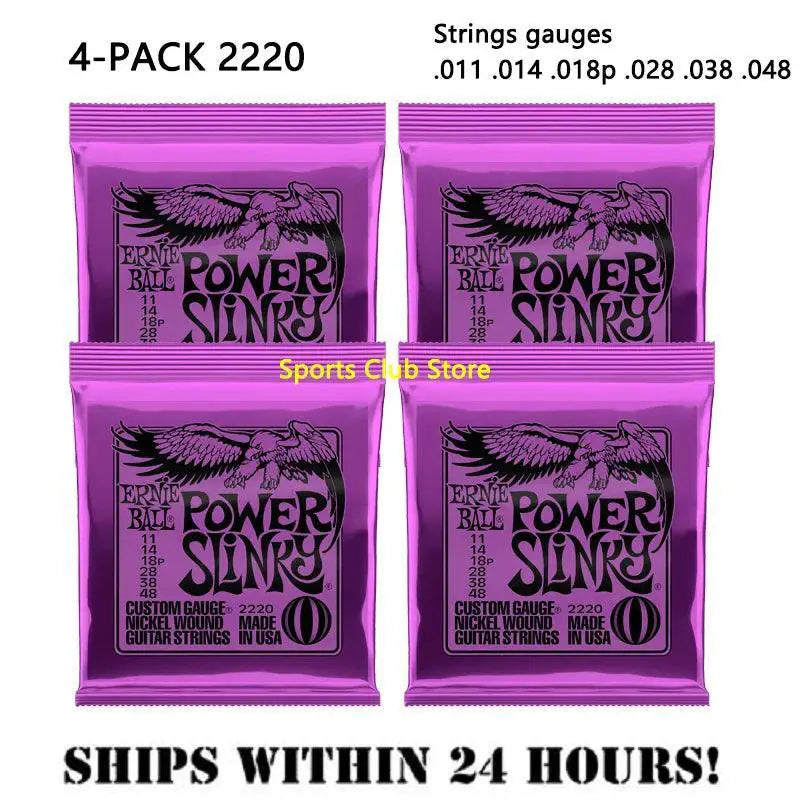 4 Sets Ernie Ball 2221 Regular Slinky Electric Strings