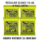 4 Sets ERNIE BALL 2221 Regular Slinky Guitar Strings