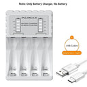 4-Slot Fast Battery Charger for AA/AAA