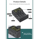 4-Slot Fast Battery Charger for AA/AAA