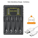 4-Slot Fast Battery Charger for AA/AAA