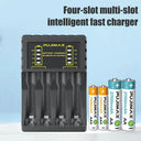 4-Slot Fast Battery Charger for AA/AAA