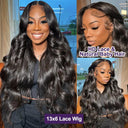 40 Inch Body Wave Lace Frontal Wig Premium Brazilian Hair