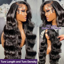 40 Inch Body Wave Lace Frontal Wig Premium Brazilian Hair