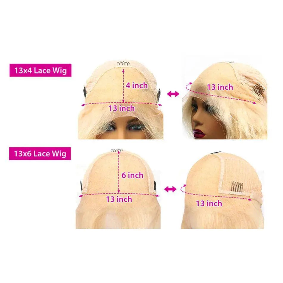 40 Inch Honey Blonde Lace Front Wig Brazilian Remy Hair