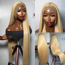 40 Inch Honey Blonde Lace Front Wig Luxurious Brazilian Remy Hair
