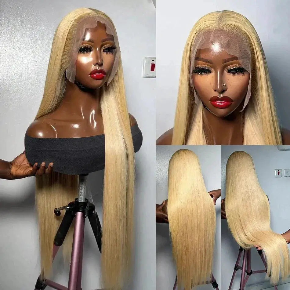 40 Inch Honey Blonde Lace Front Wig Brazilian Remy Hair