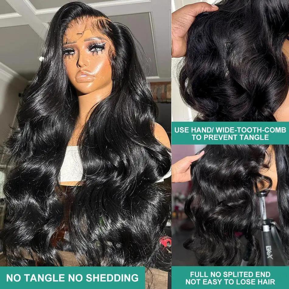 40 Inch Luxury Body Wave HD Lace Front Human Hair Wig