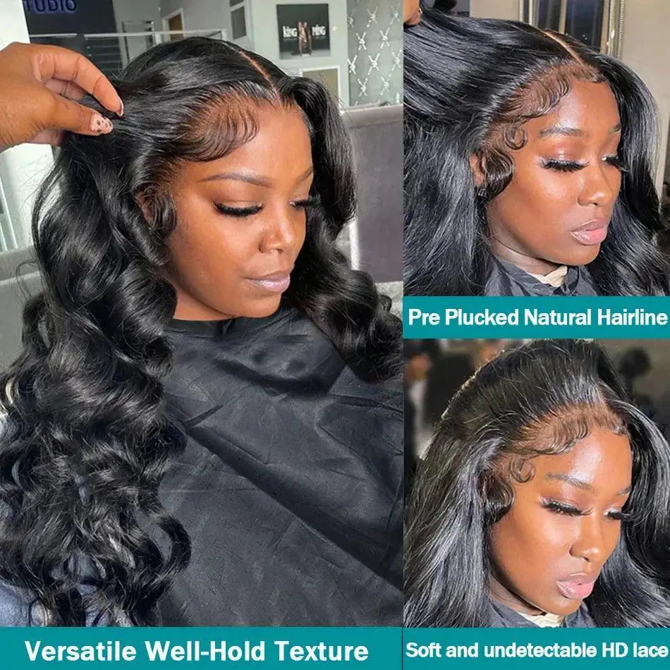 40 Inch Luxury Body Wave HD Lace Front Human Hair Wig