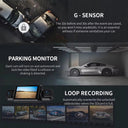 4Ch WiFi Dashcam Four Channel DVR FHD 1080P Front Left Right Rear - Night Vision