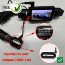 4Ch WiFi Dashcam Four Channel DVR FHD 1080P Front Left Right Rear - Night Vision