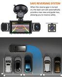 4Ch WiFi Dashcam Four Channel DVR FHD 1080P Front Left Right Rear - Night Vision