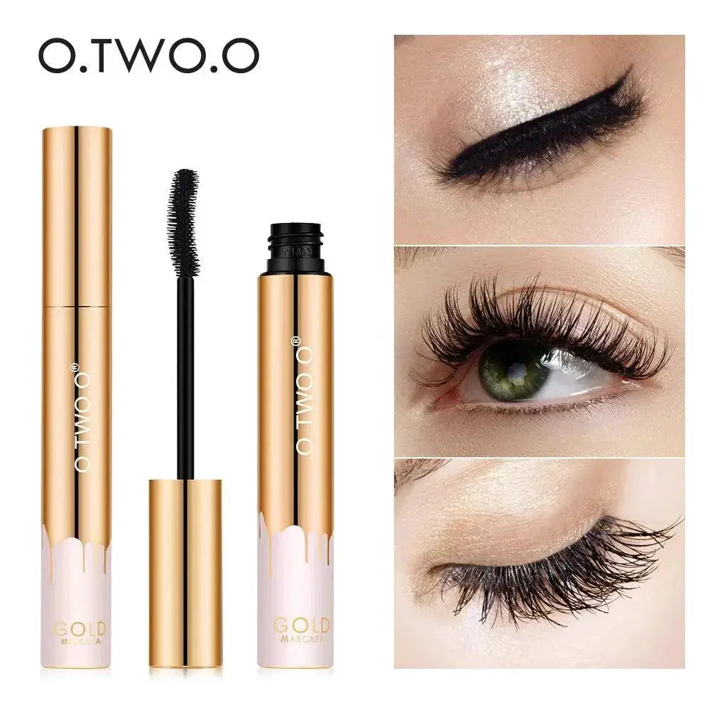 4D Fiber Lash Mascara Waterproof Curved Brush For Length