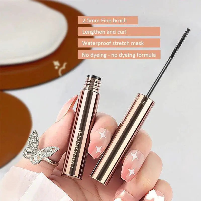 4D Silk Fiber Brown Mascara For Lengthening And Volumizing