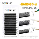 4D/5D/6D W Shape Volume Faux Mink Eyelash Clusters