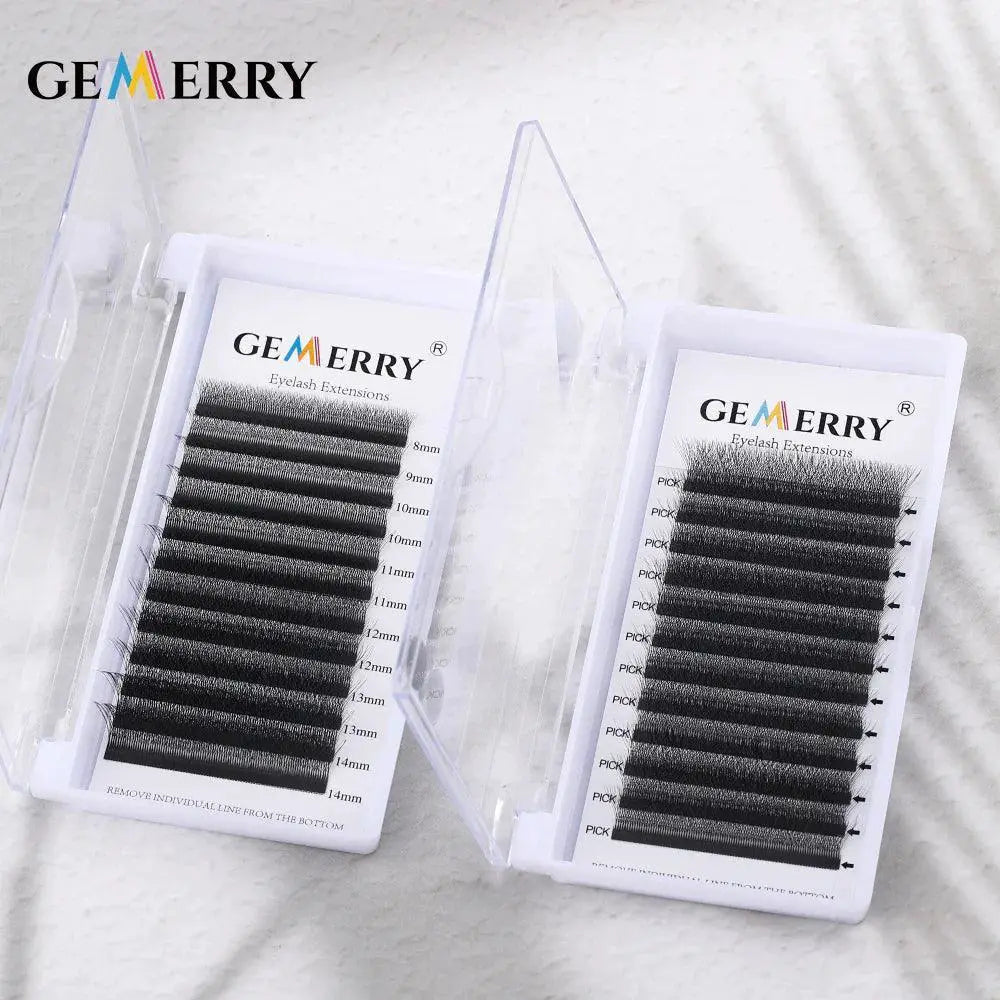4D 5D 6D W Shape Volume Faux Mink Eyelash Clusters