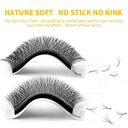 4D/5D/6D W Shape Volume Faux Mink Eyelash Clusters