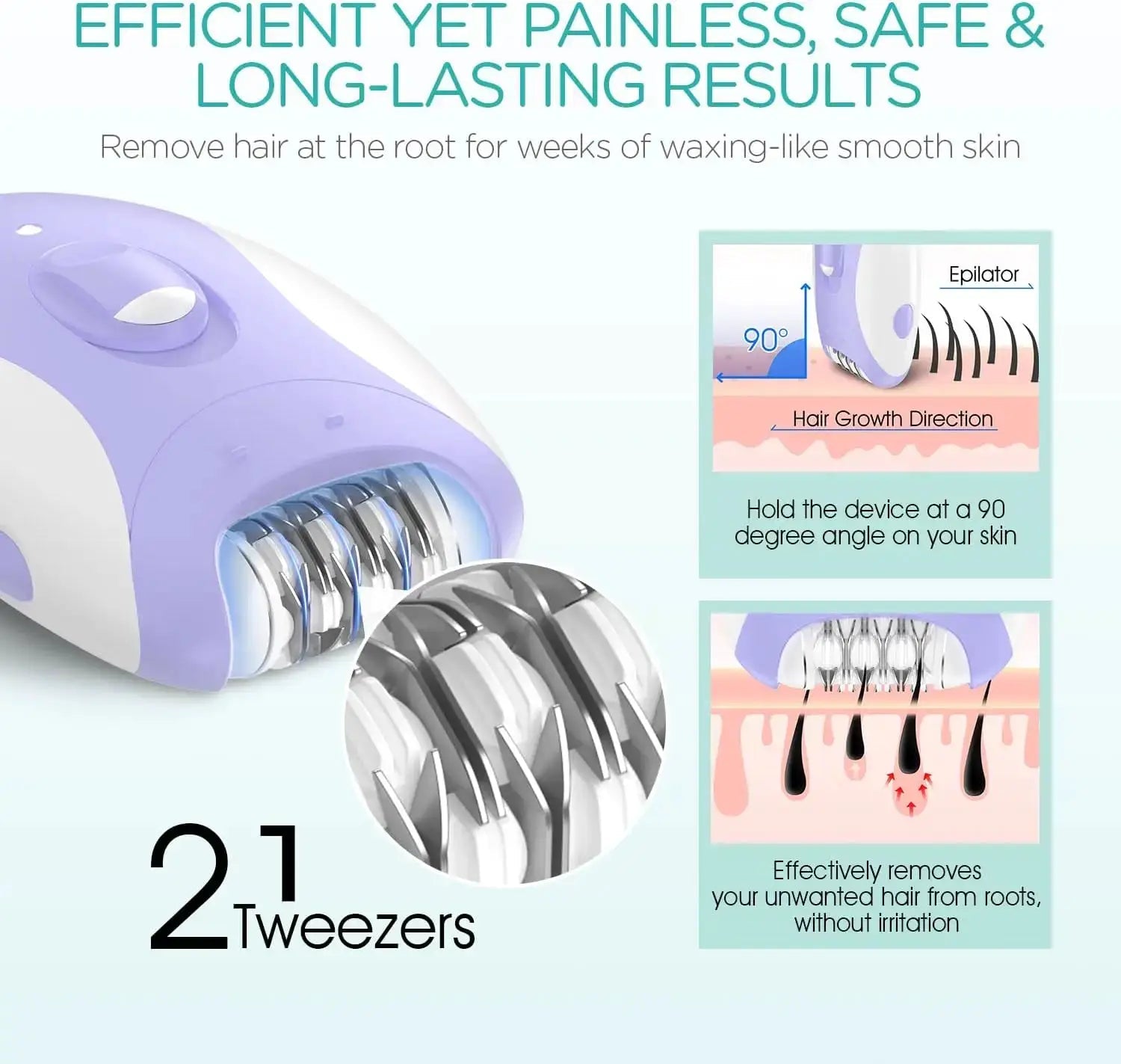 4in1 Epilator For Women With Silky Skin
